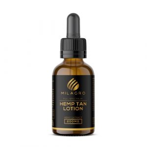Milagro hemp tan lotion